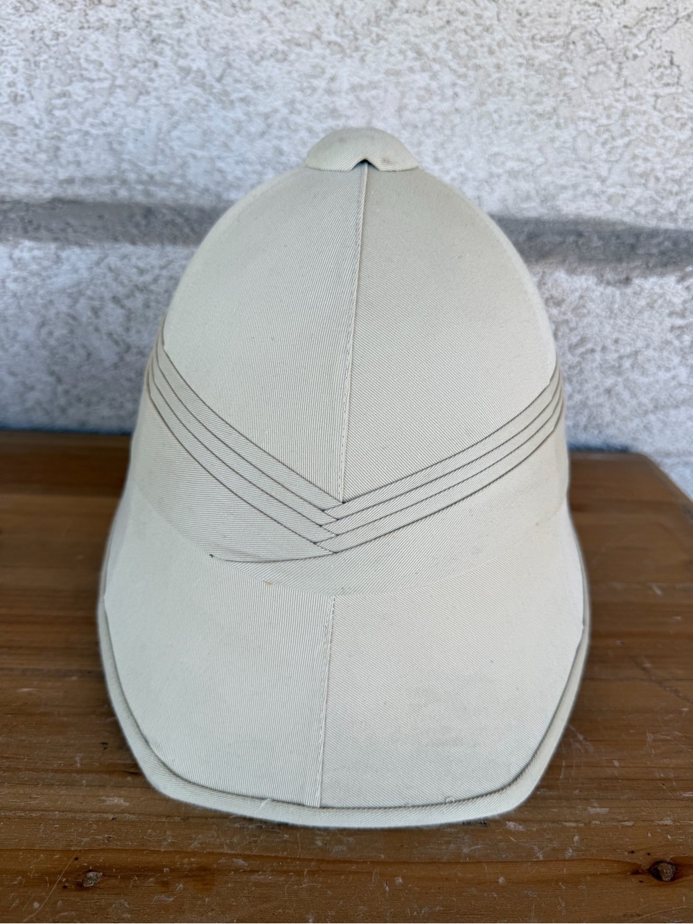 Men's Cream Riding Cap - Unbranded
